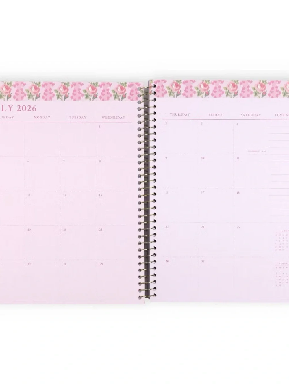 💙🎯 LoveShackFancy x Target - Yoobi Weekly Planner Whisper Blue
